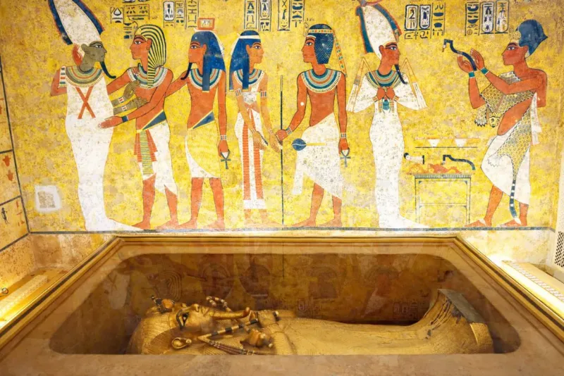 Treasures from Tutankhamun's tomb